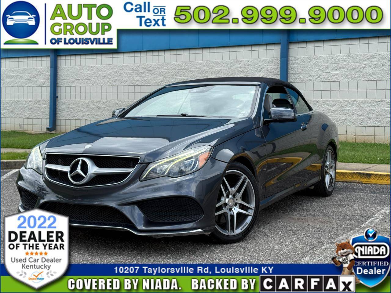 2016 Mercedes-Benz E-Class E 400 — Convertible — 85,668 mi — Louisville, KY