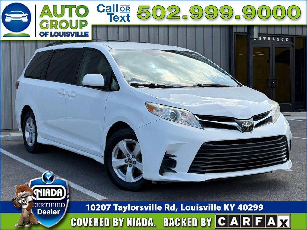 2018 Toyota Sienna LE — Minivan — 65,650 mi — Louisville, KY