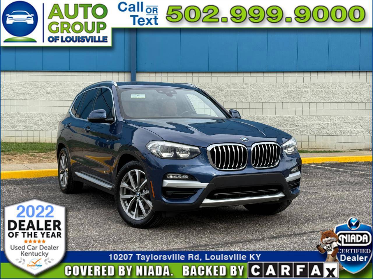 2018 BMW X3 30i — SUV — 53,934 mi — Louisville, KY