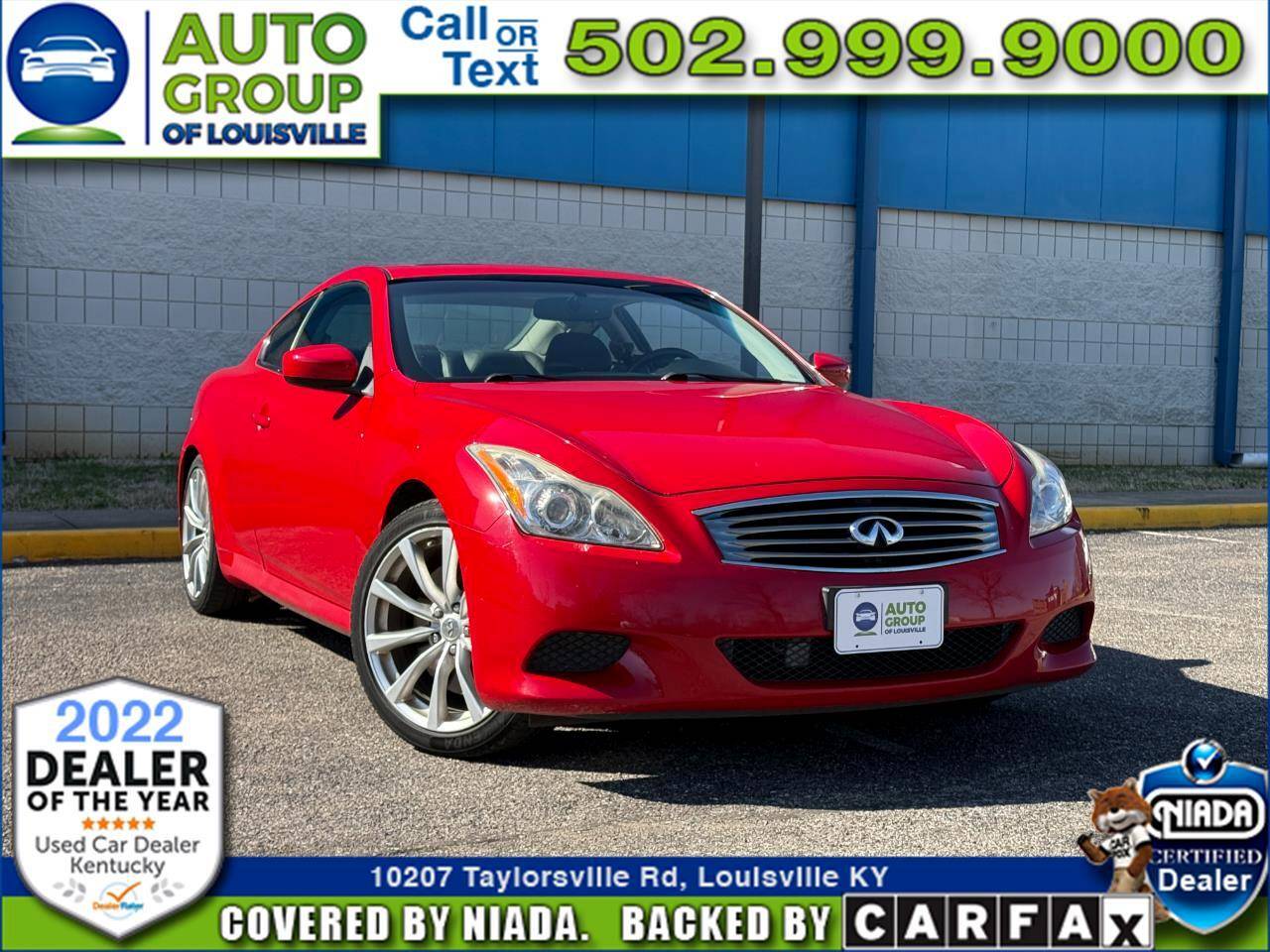 2008 INFINITI G G37 — Coupe — 94,133 mi — Louisville, KY