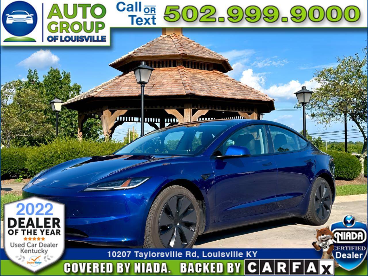 2025 Tesla Model 3 Long Range — Sedan — 11,816 mi — Louisville, KY