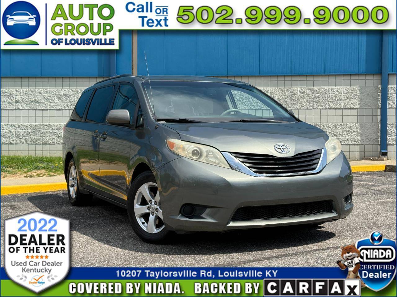 2013 Toyota Sienna LE — Minivan — 90,992 mi — Louisville, KY