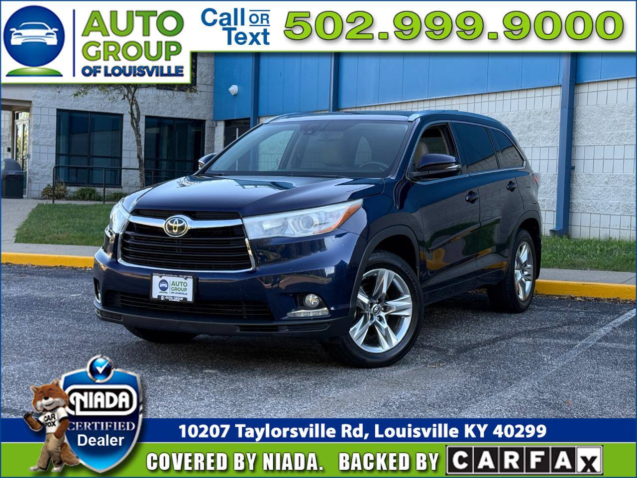 2016 Toyota Highlander Limited — SUV — 121,695 mi — Louisville, KY