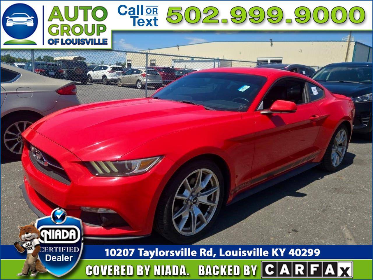 2015 Ford Mustang EcoBoost Premium — Coupe — 64,525 mi — Louisville, KY