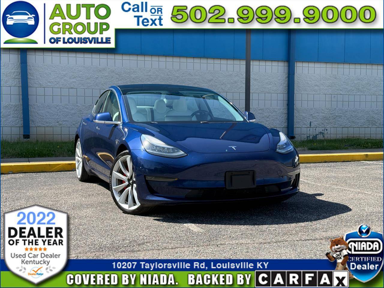 2018 Tesla Model 3 Performance — Sedan — 65,367 mi — Louisville, KY