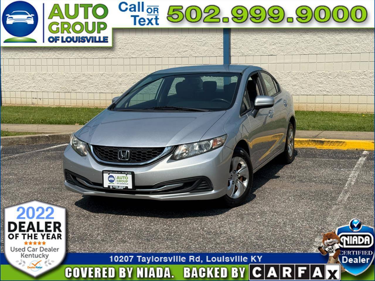 2015 Honda Civic LX — Sedan — 62,326 mi — Louisville, KY