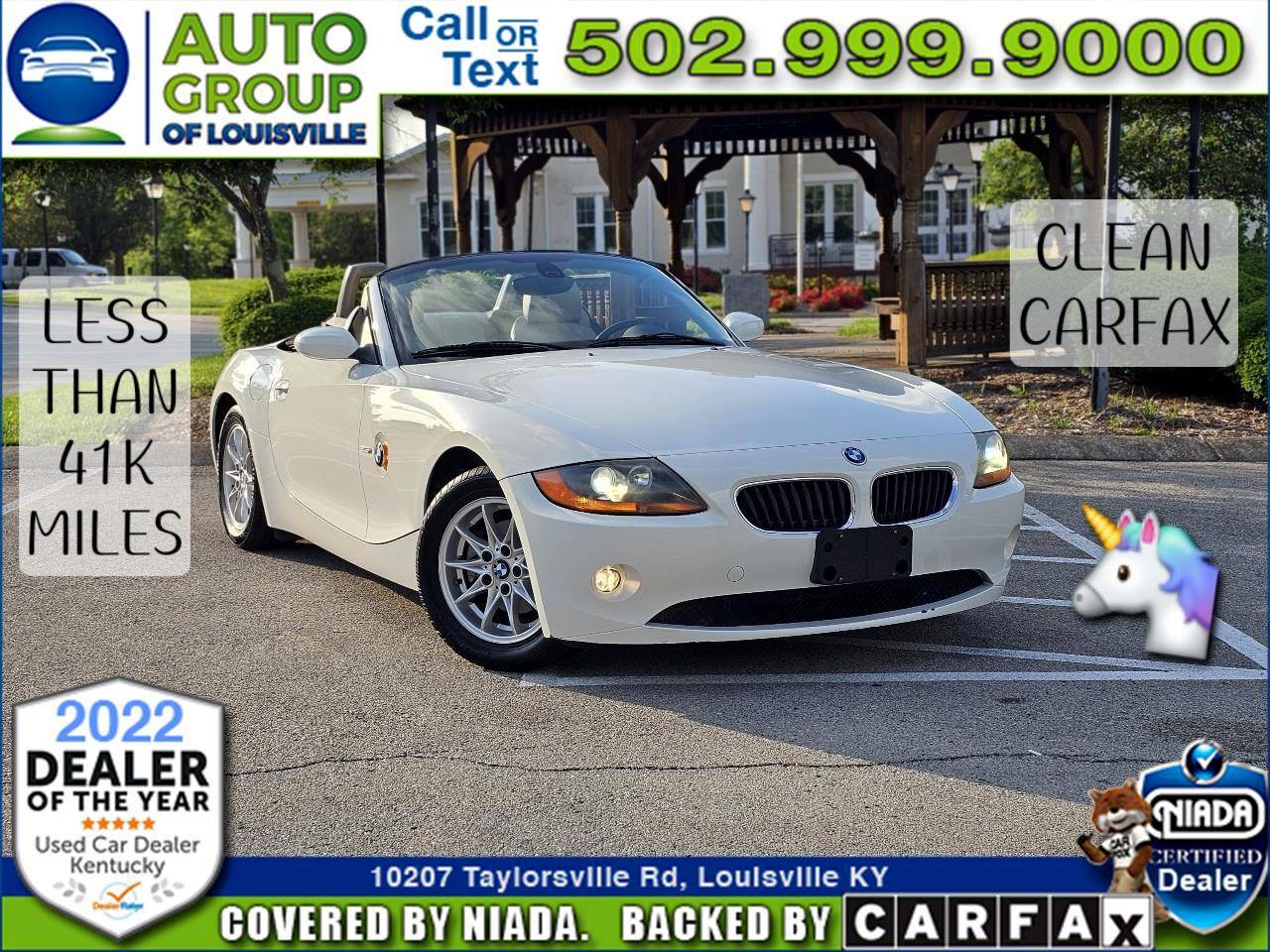 2004 BMW Z4 2.5i — Convertible — 40,833 mi — Louisville, KY