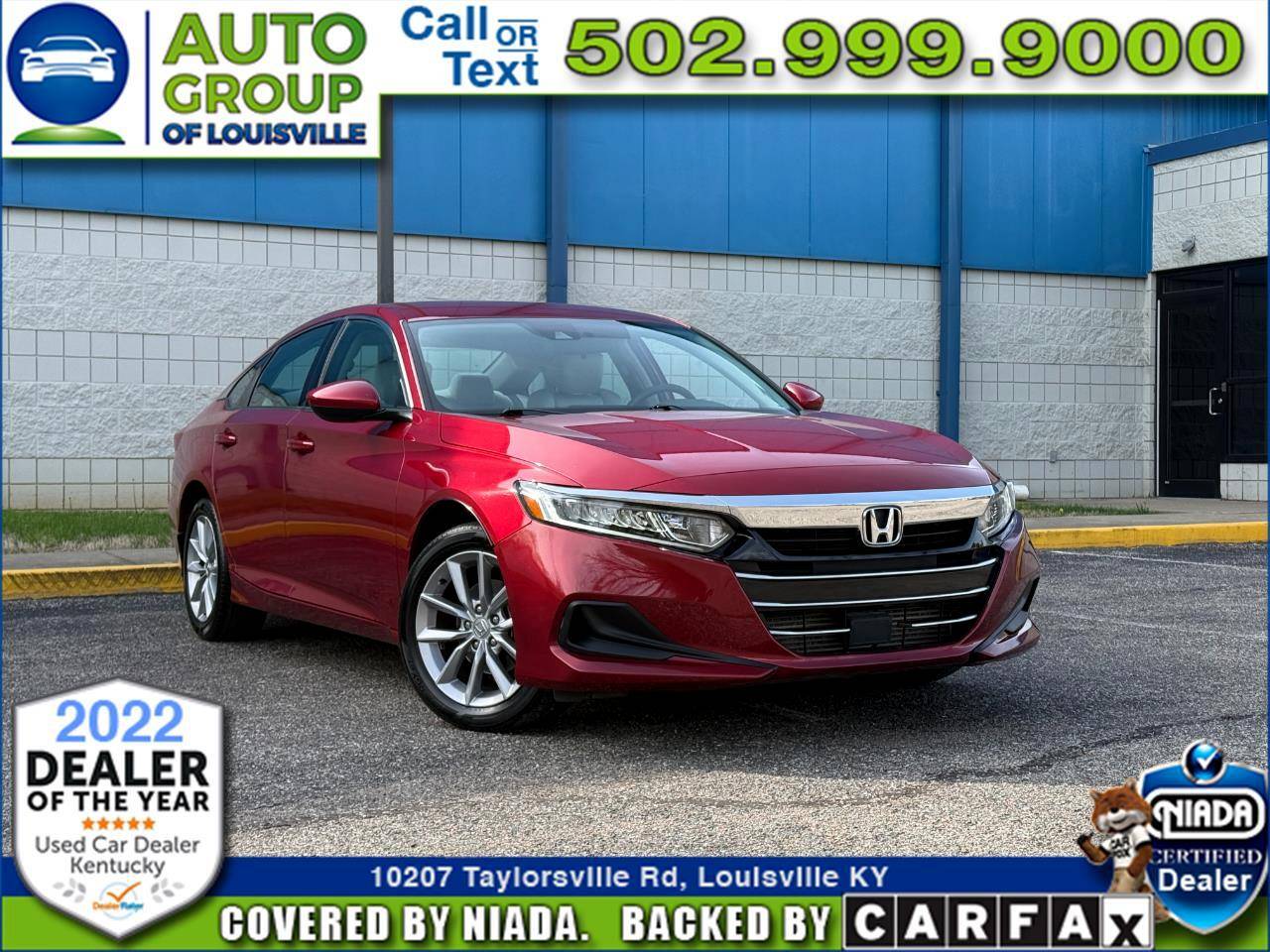 2021 Honda Accord LX — Sedan — 72,859 mi — Louisville, KY
