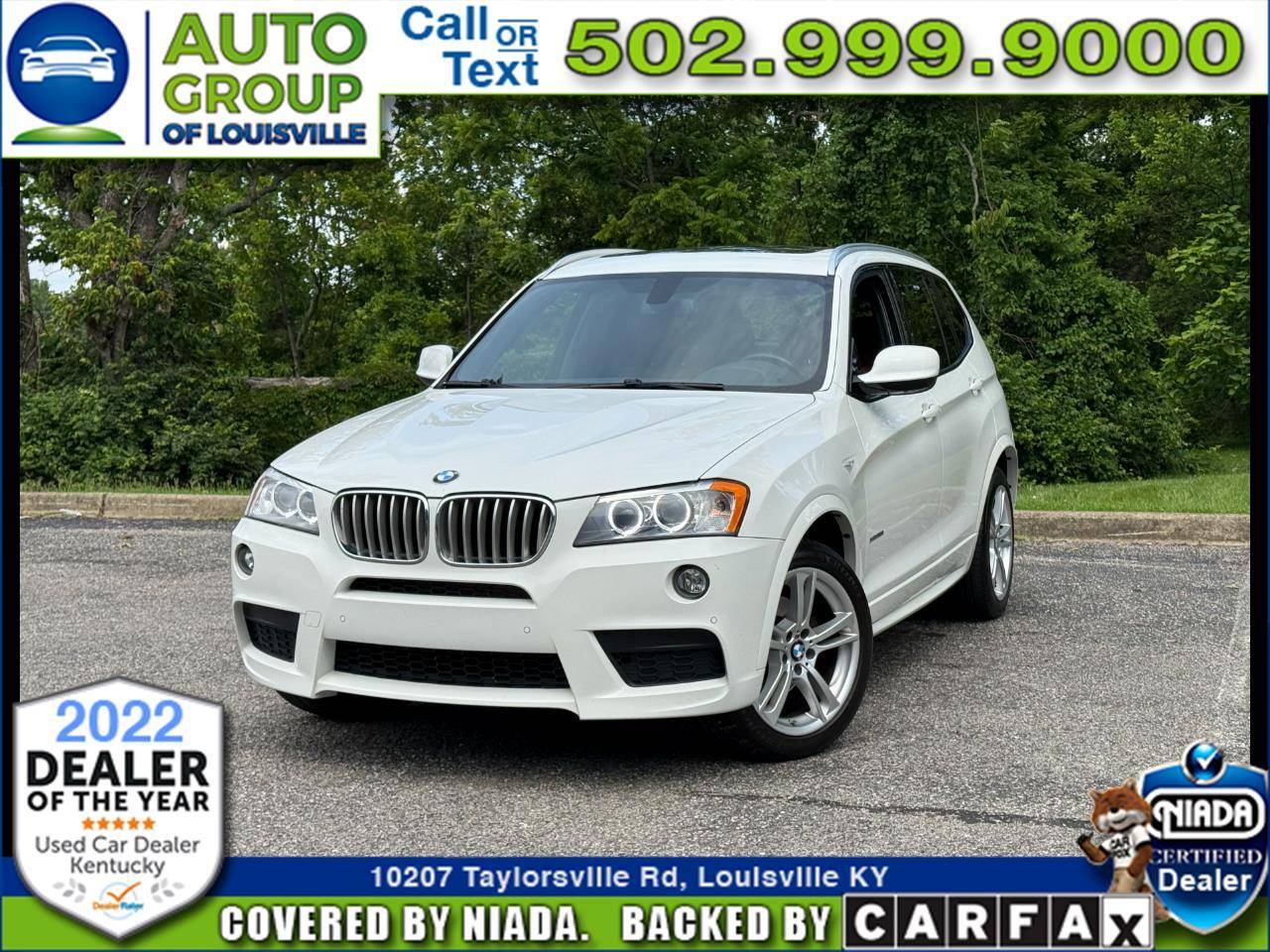 2013 BMW X3 35i — SUV — 77,555 mi — Louisville, KY