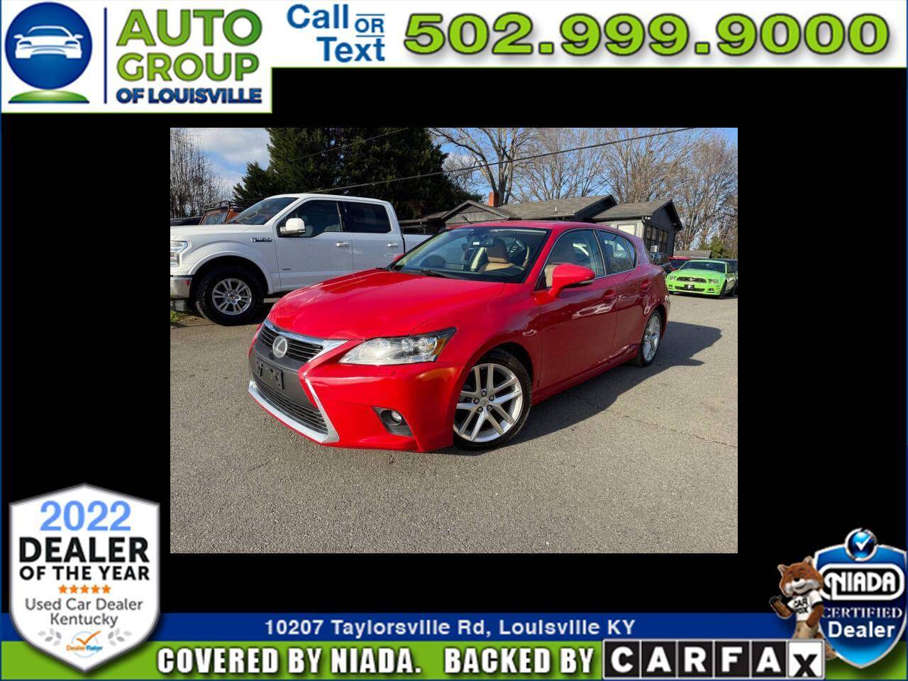 2014 Lexus CT CT 200h — Hatchback — 131,041 mi — Louisville, KY