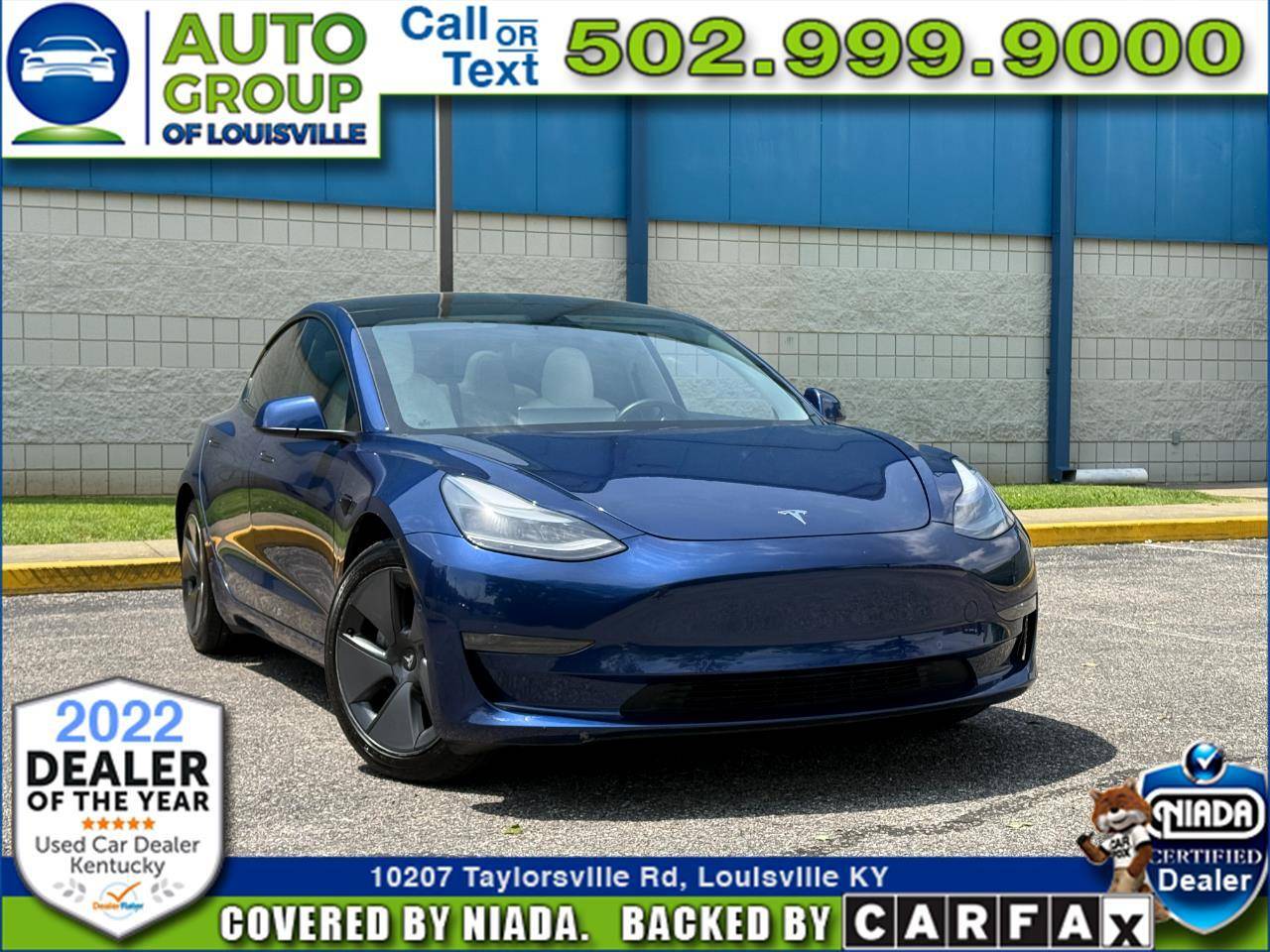 2021 Tesla Model 3 Long Range — Sedan — 85,879 mi — Louisville, KY