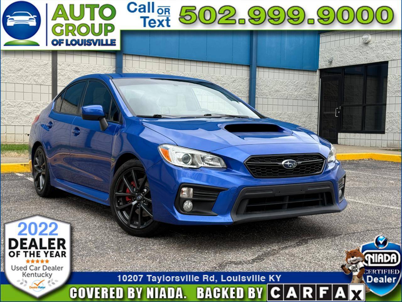 2018 Subaru WRX Premium — Sedan — 63,724 mi — Louisville, KY