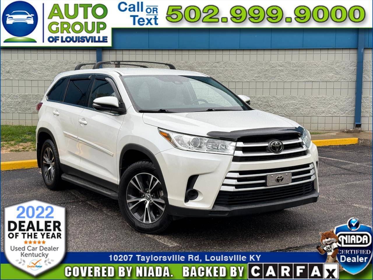2019 Toyota Highlander LE V6 — SUV — 48,419 mi — Louisville, KY