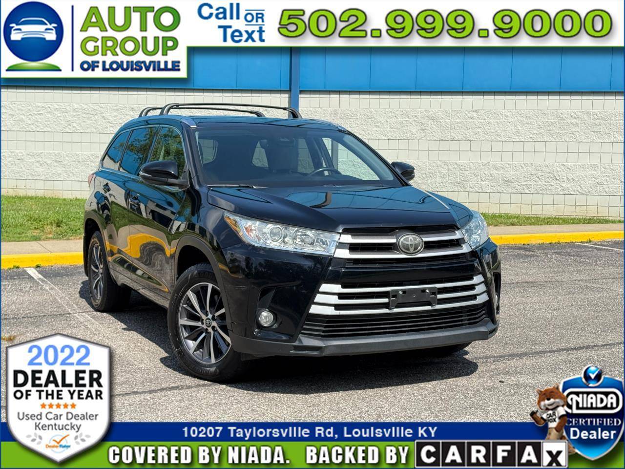 2017 Toyota Highlander XLE — SUV — 86,573 mi — Louisville, KY