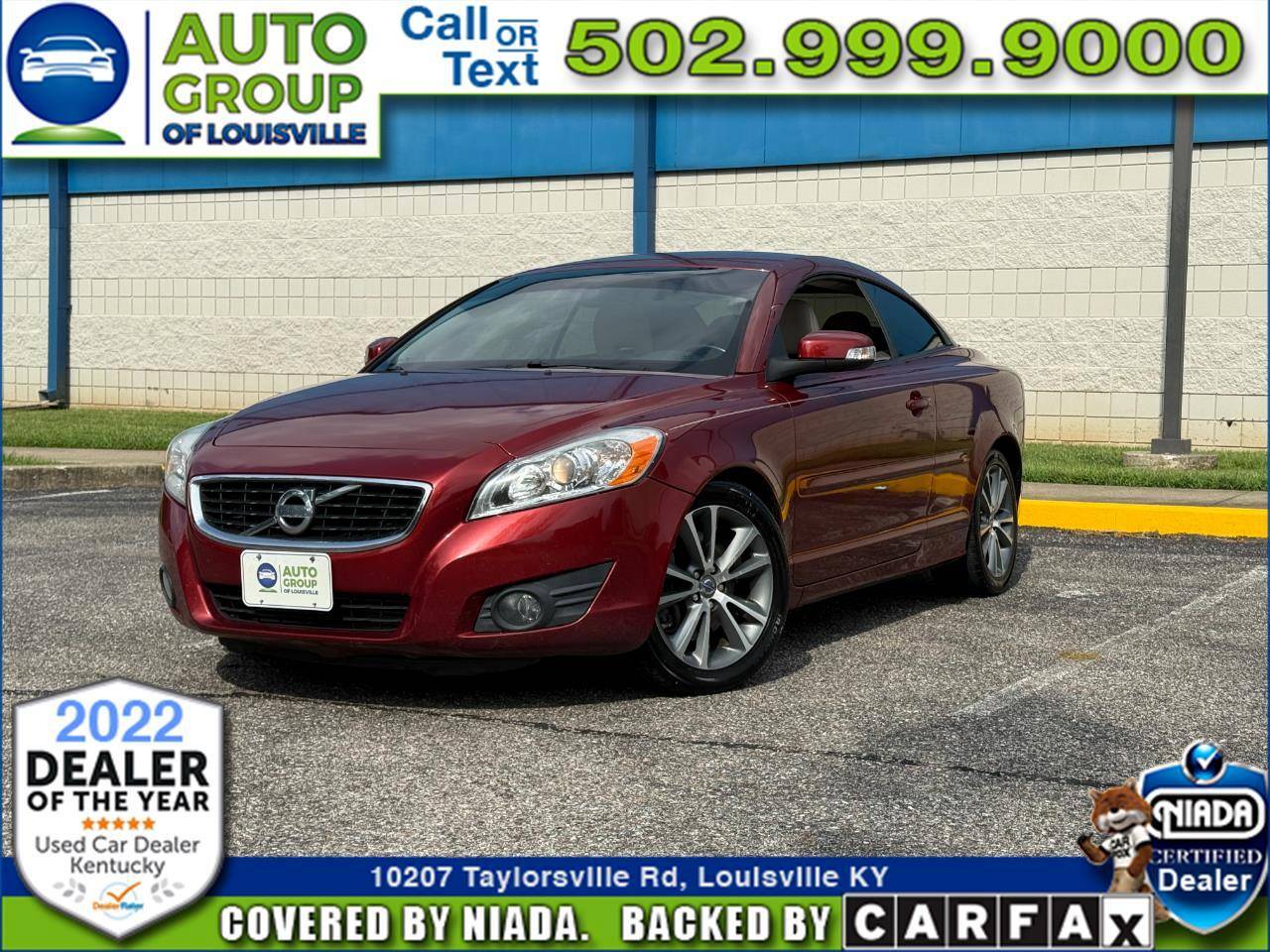 2012 Volvo C70 T5 — Convertible — 62,697 mi — Louisville, KY