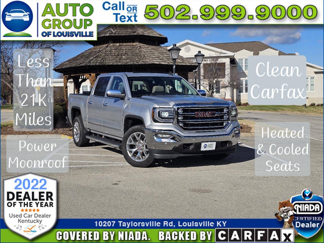 2018 GMC Sierra 1500 SLT — Pickup Truck — 20,659 mi — Louisville, KY