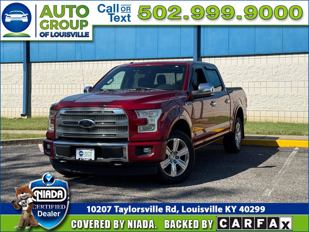 2017 Ford F-150 Platinum — Pickup Truck — 125,596 mi — Louisville, KY