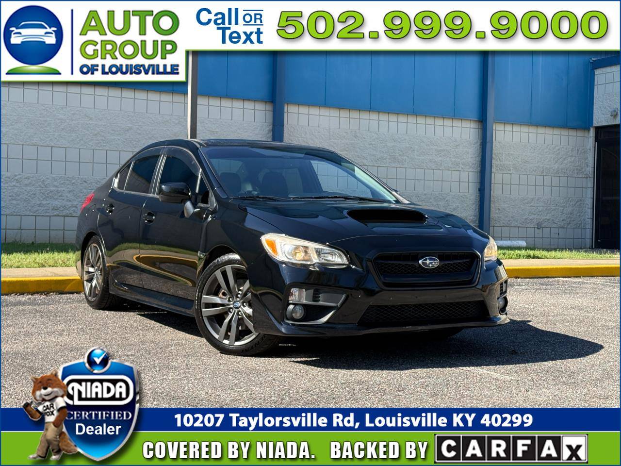 2016 Subaru WRX Premium — Sedan — 86,867 mi — Louisville, KY