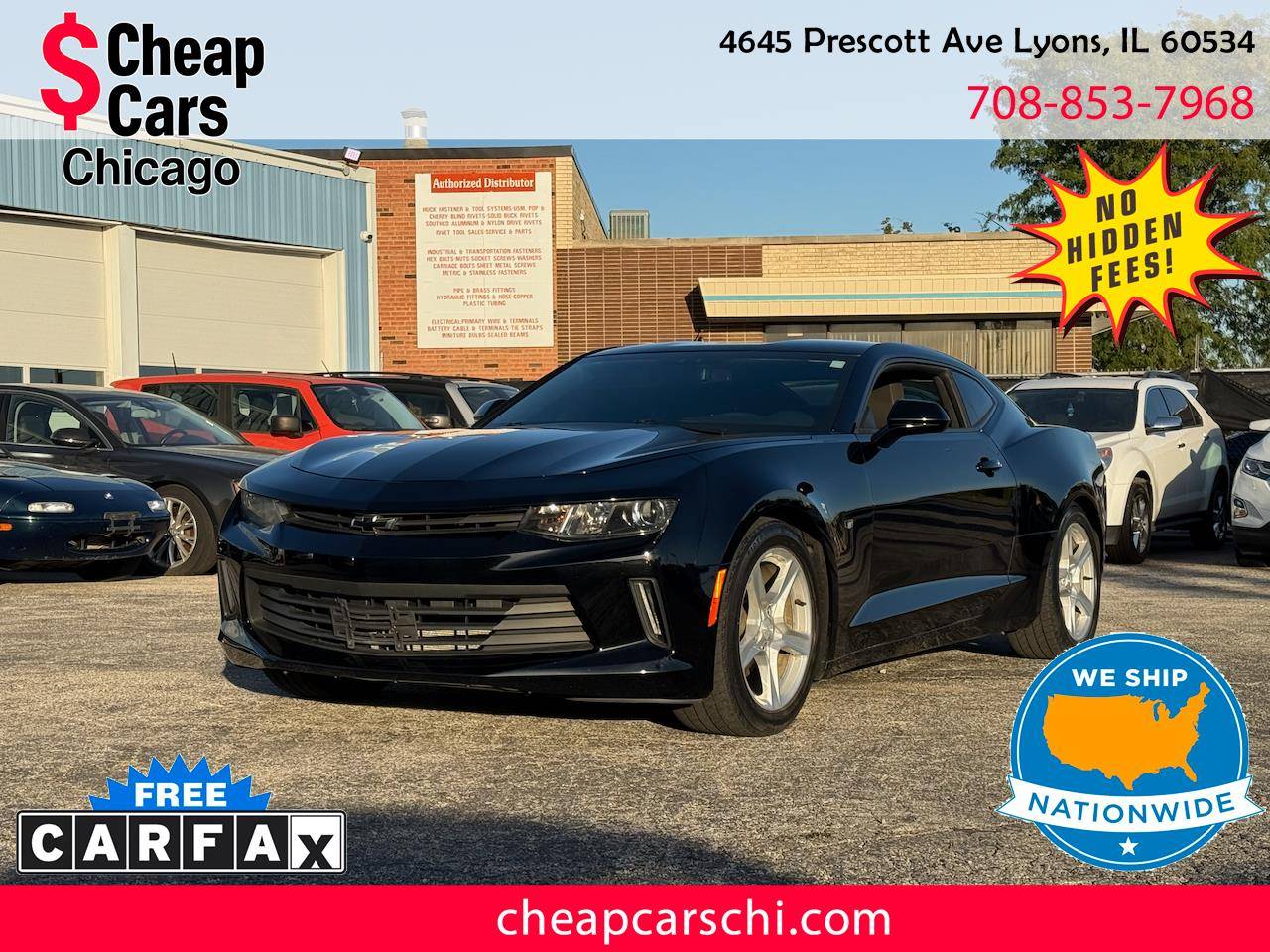 2016 Chevrolet Camaro 1LT — Coupe — 131,465 mi — Lyons, IL