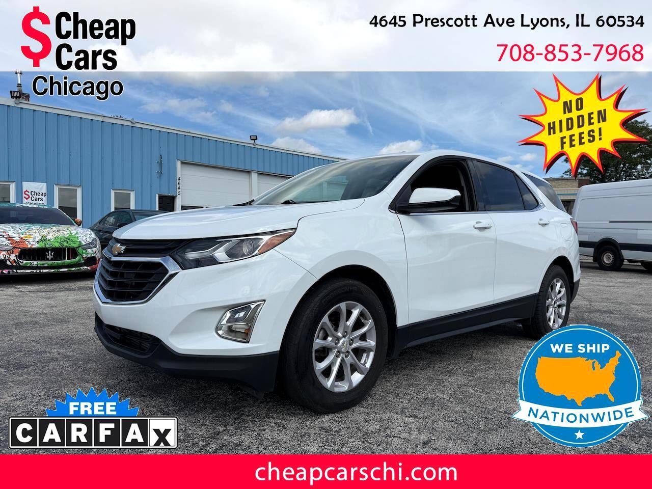 2018 Chevrolet Equinox LT — SUV — 184,039 mi — Lyons, IL