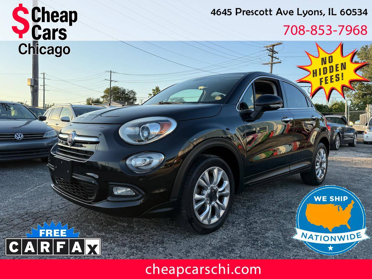 2016 FIAT 500X Lounge — SUV — 112,674 mi — Lyons, IL