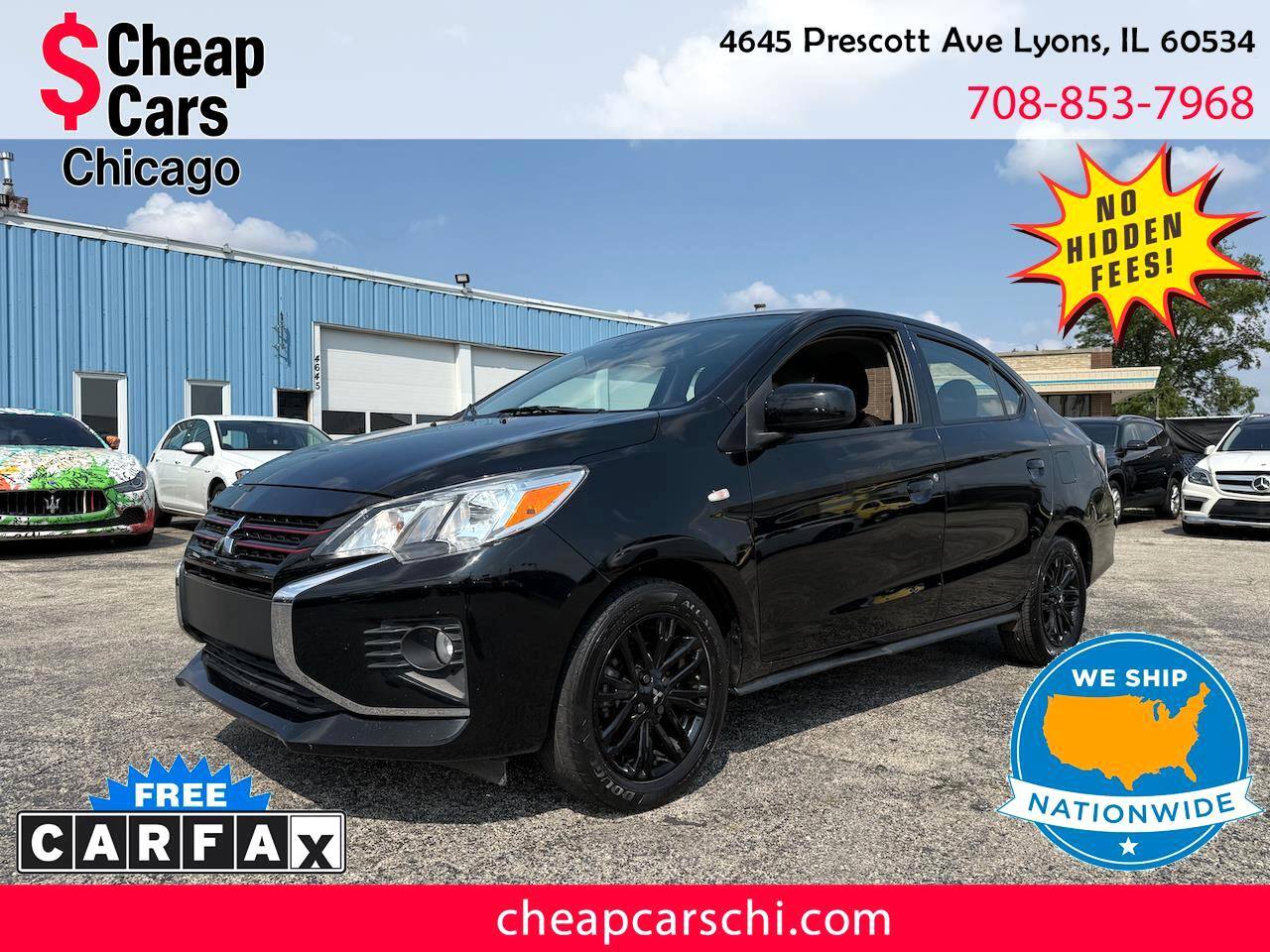 2022 Mitsubishi Mirage ES — Sedan — 67,692 mi — Lyons, IL