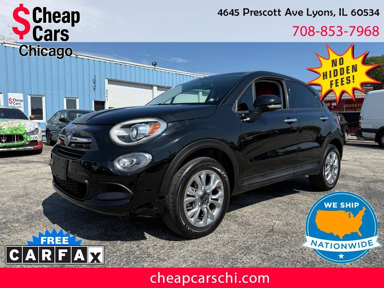 2016 FIAT 500X Easy — SUV — 27,817 mi — Lyons, IL