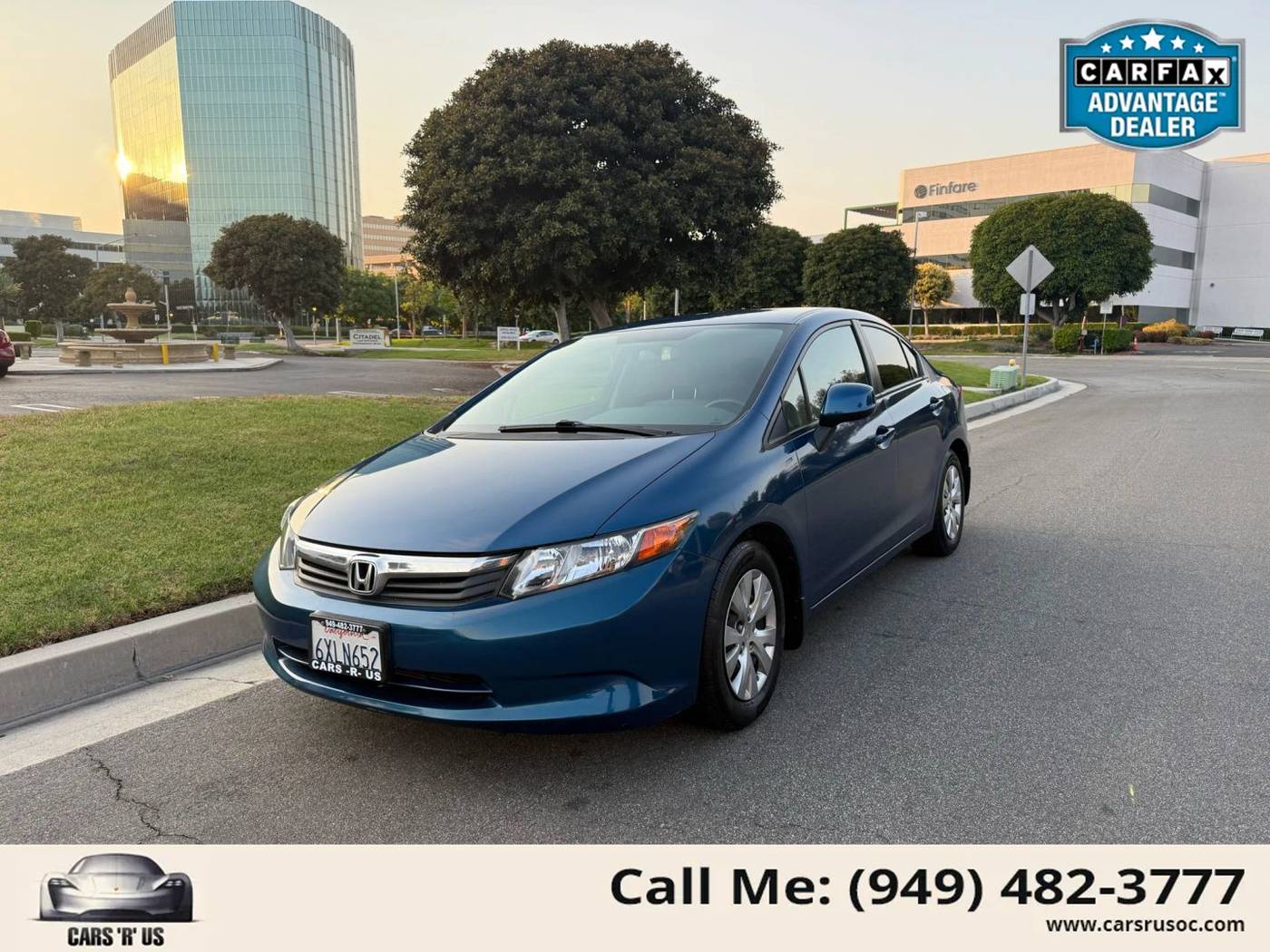 2012 Honda Civic LX — Sedan — 93,762 mi — Irvine, CA