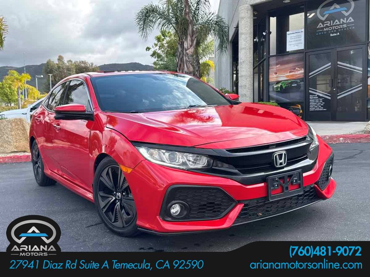 2018 Honda Civic EX — Hatchback — 57,569 mi — Temecula, CA