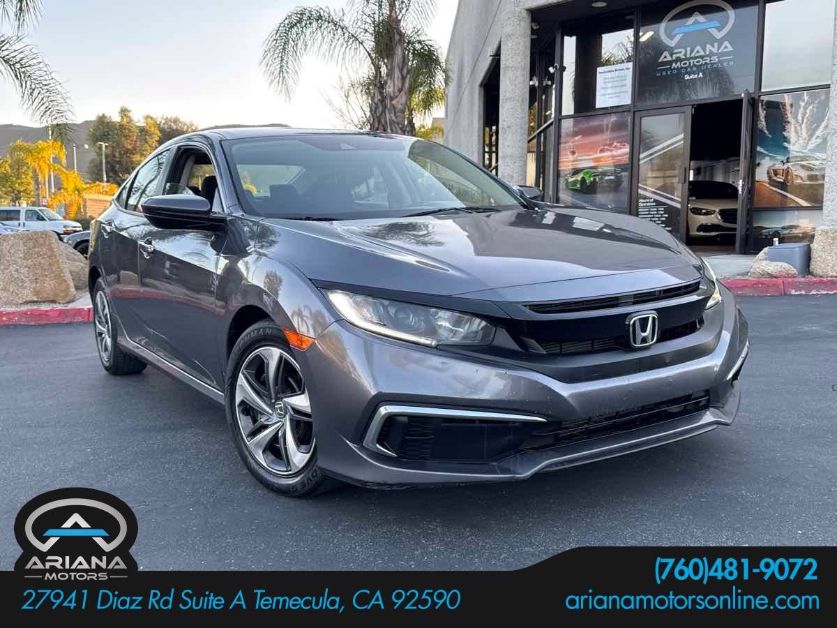 2019 Honda Civic LX — Sedan — 52,211 mi — Temecula, CA