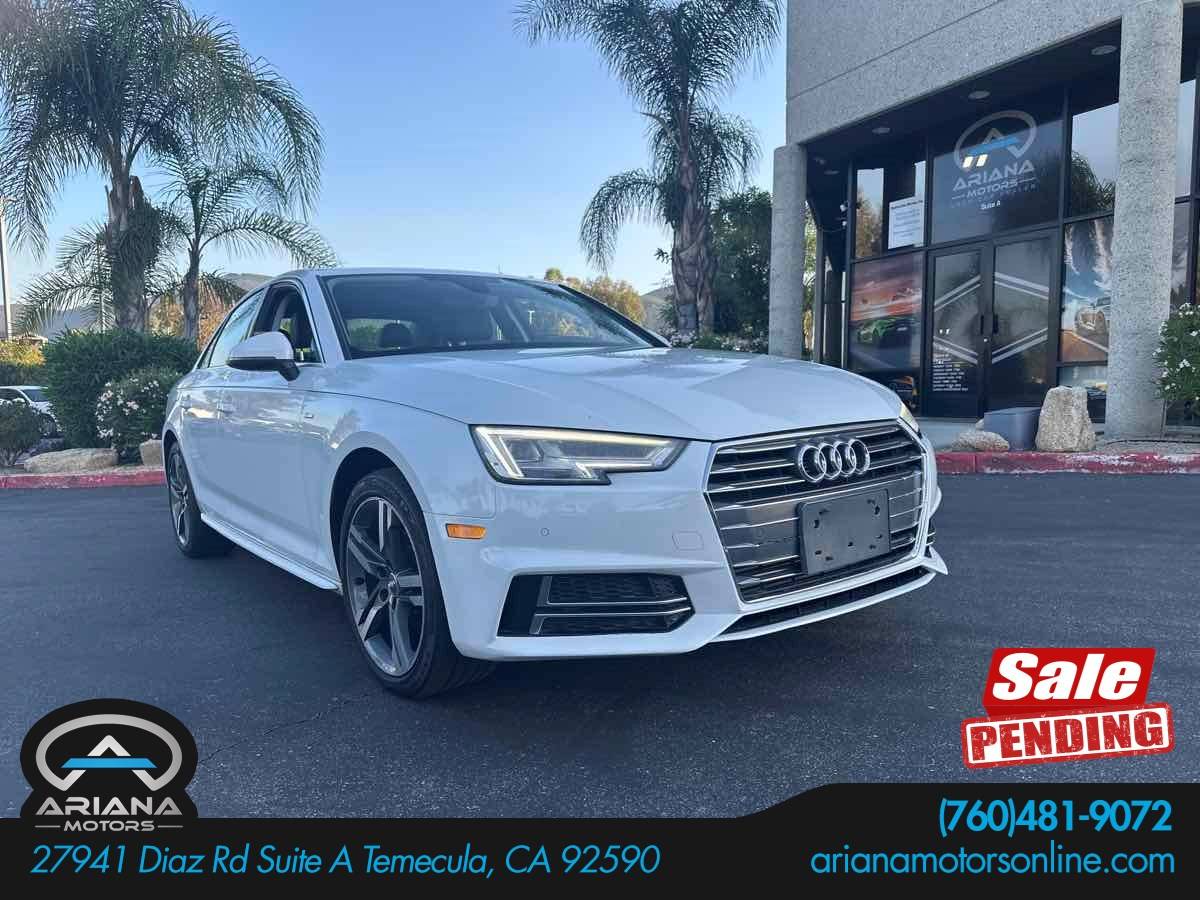 2018 Audi A4 ultra Premium Plus — Sedan — 35,999 mi — Temecula, CA