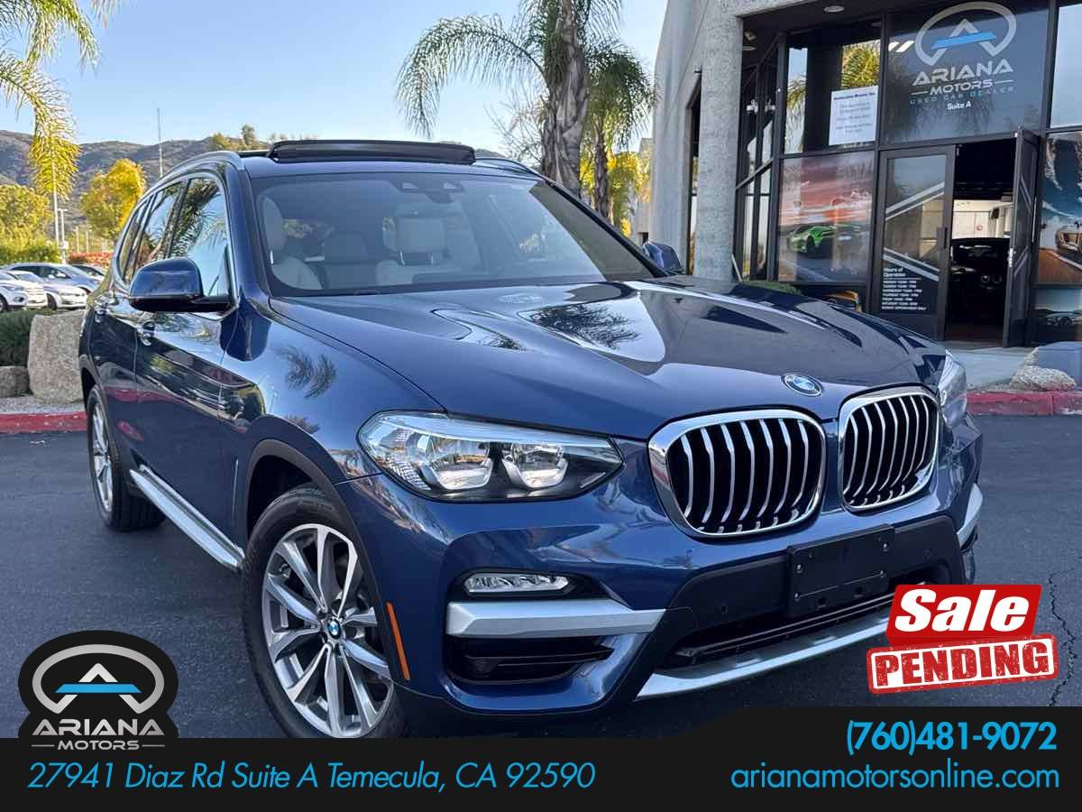2019 BMW X3 30i — SUV — 28,363 mi — Temecula, CA