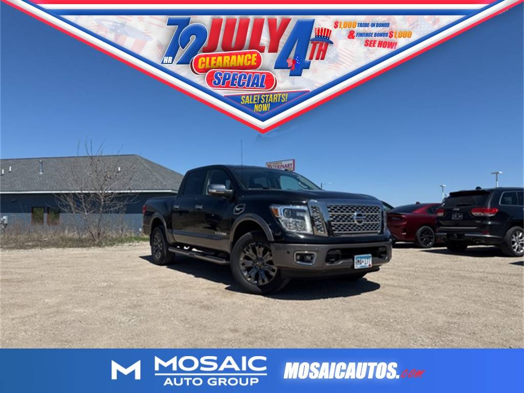 2017 Nissan Titan Platinum Reserve — Pickup Truck — 158,289 mi — Zumbrota, MN