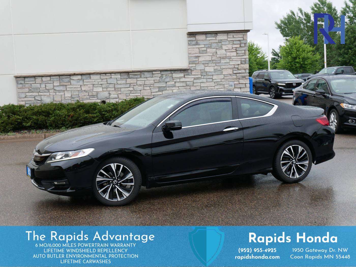 2017 Honda Accord EX-L V6 — Coupe — 79,636 mi — Coon Rapids, MN