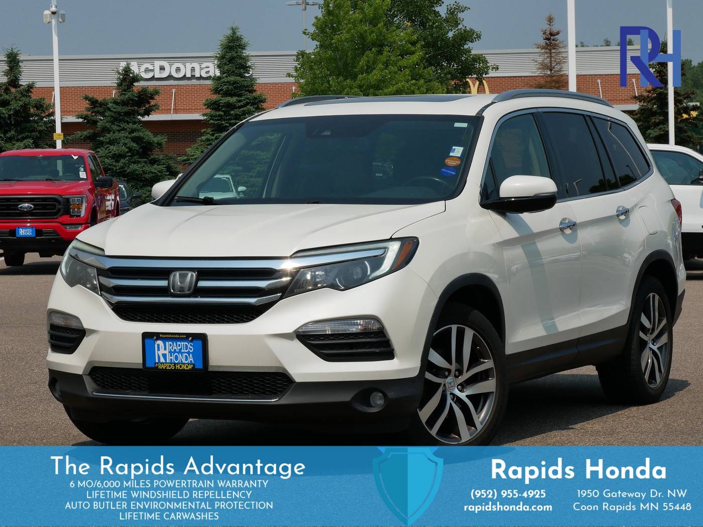2016 Honda Pilot Elite — SUV — 186,422 mi — Coon Rapids, MN