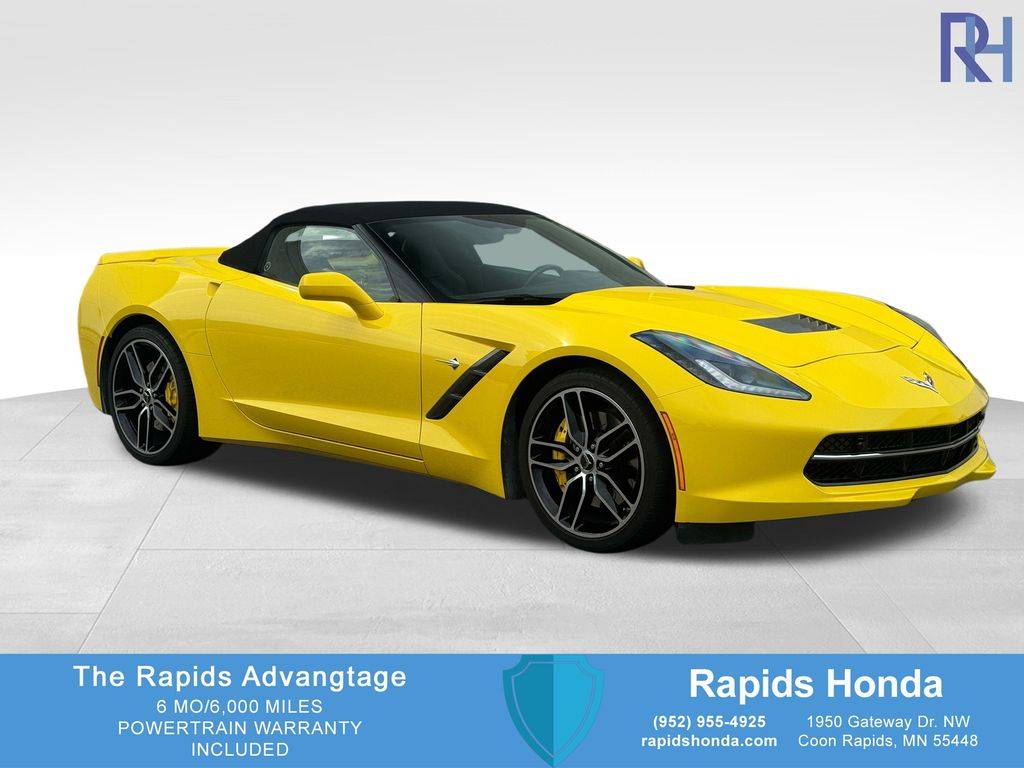 2016 Chevrolet Corvette Z51 3LT — Convertible — 6,986 mi — Coon Rapids, MN