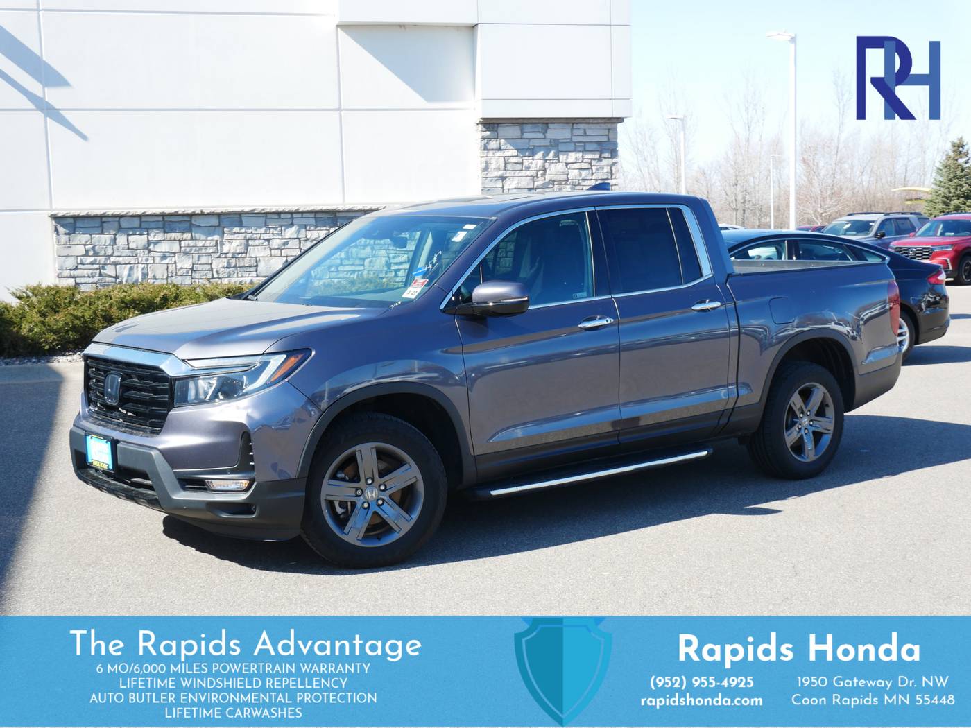 2022 Honda Ridgeline RTL-E — Pickup Truck — 7,812 mi — Coon Rapids, MN