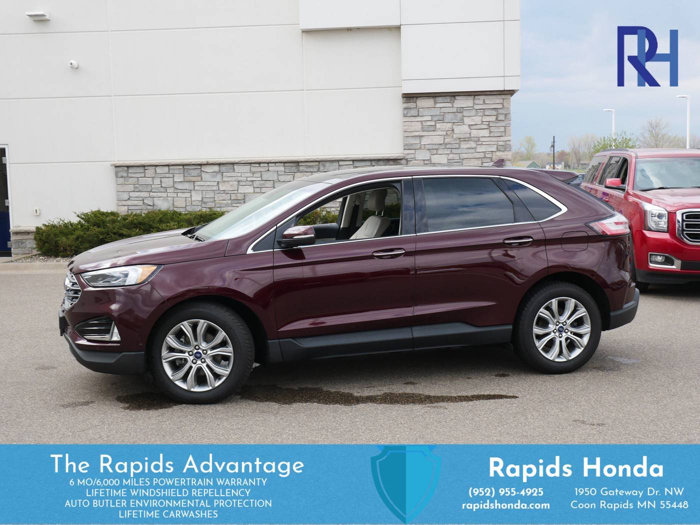 2019 Ford Edge Titanium — SUV — 72,187 mi — Coon Rapids, MN