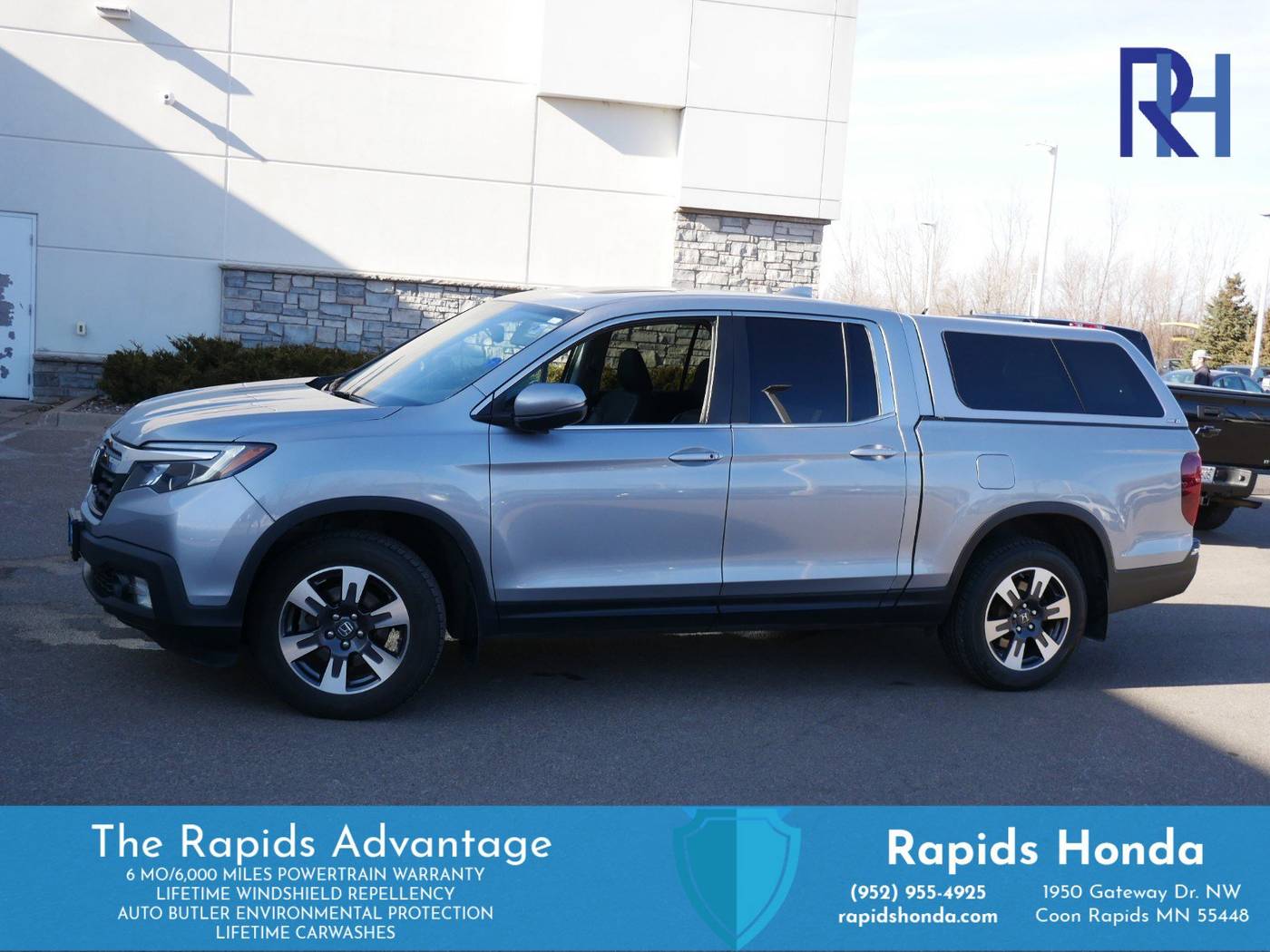2019 Honda Ridgeline RTL-T — Pickup Truck — 77,200 mi — Coon Rapids, MN