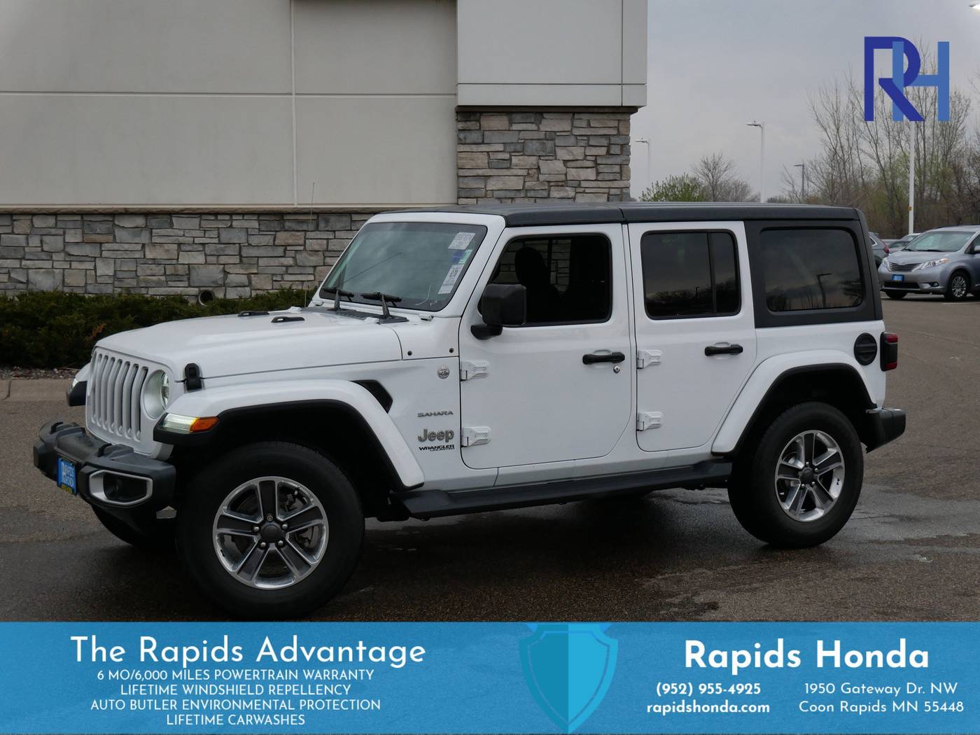 2019 Jeep Wrangler Sahara — SUV — 22,378 mi — Coon Rapids, MN
