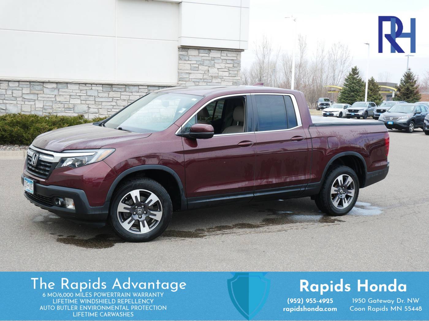2019 Honda Ridgeline RTL-T — Pickup Truck — 89,855 mi — Coon Rapids, MN