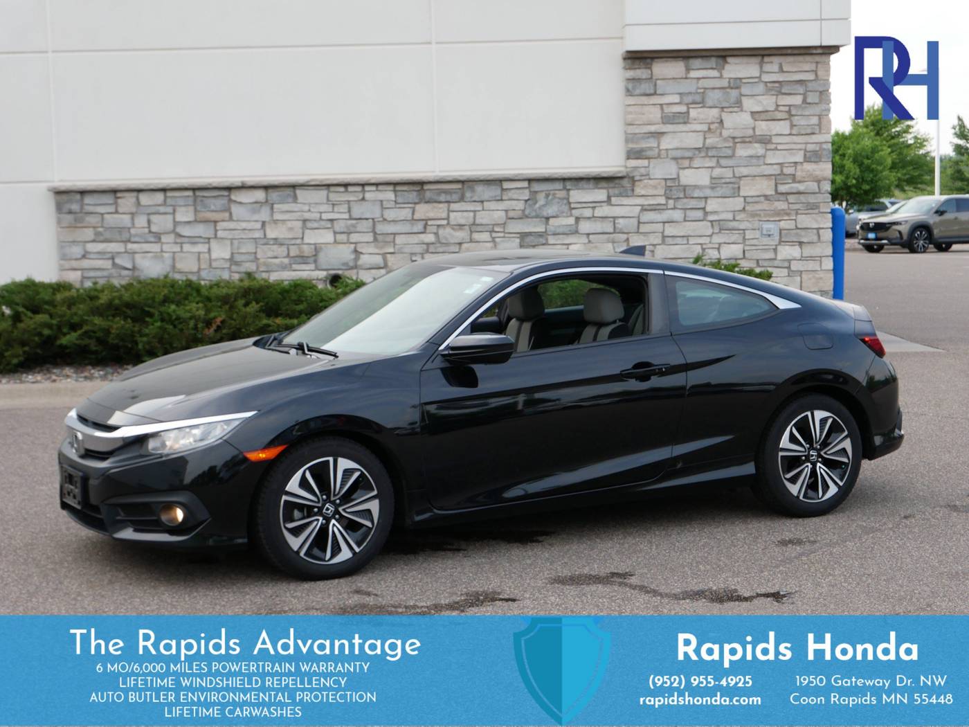 2018 Honda Civic EX-T — Coupe — 42,883 mi — Coon Rapids, MN