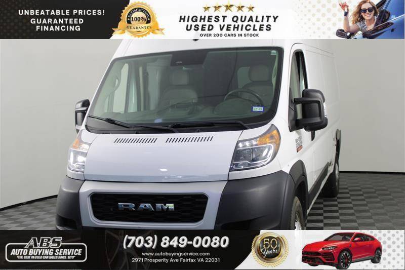 2022 Ram ProMaster Cargo Van 2500 — Cargo Van — 82,237 mi — Fairfax, VA