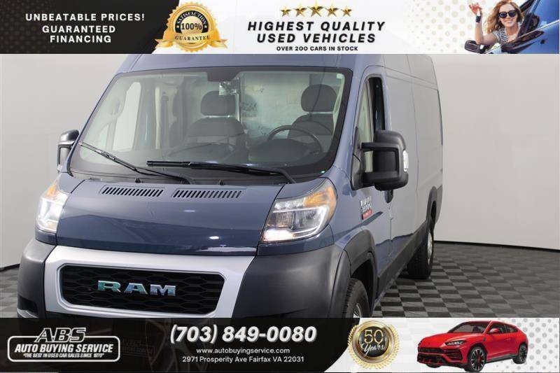 2019 Ram ProMaster Cargo Van 3500 — Cargo Van — 99,399 mi — Fairfax, VA