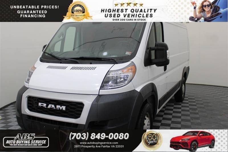 2019 Ram ProMaster Cargo Van 1500 — Cargo Van — 86,883 mi — Fairfax, VA