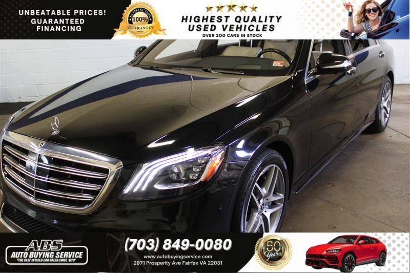 2018 Mercedes-Benz S-Class S 560 — Sedan — 74,592 mi — Fairfax, VA