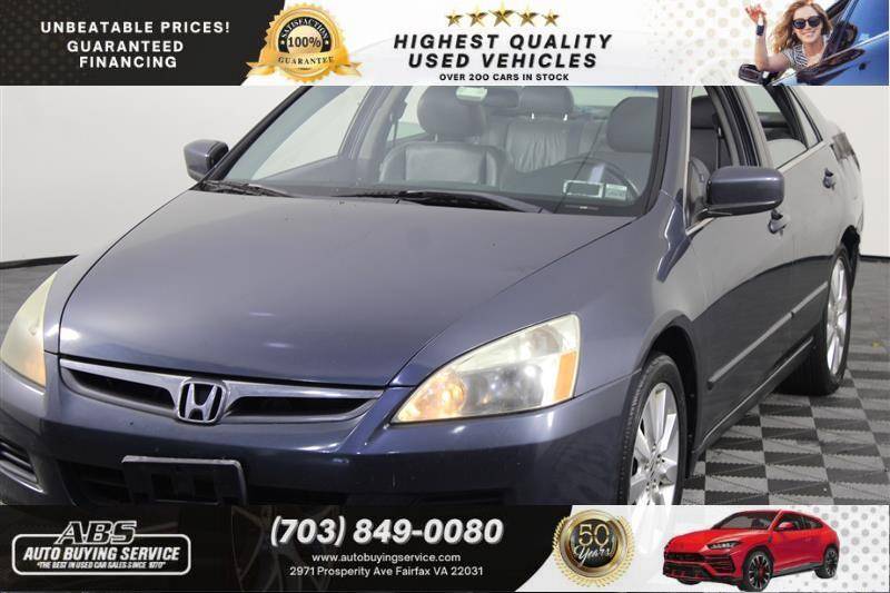 2007 Honda Accord EX-L V6 — Sedan — 111,342 mi — Fairfax, VA