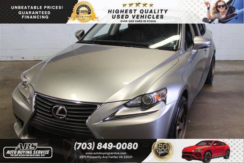 2016 Lexus IS IS 200t — Sedan — 60,828 mi — Fairfax, VA