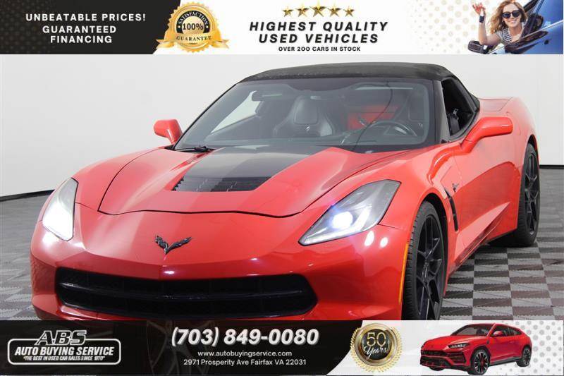 2014 Chevrolet Corvette 3LT — Convertible — 72,578 mi — Fairfax, VA