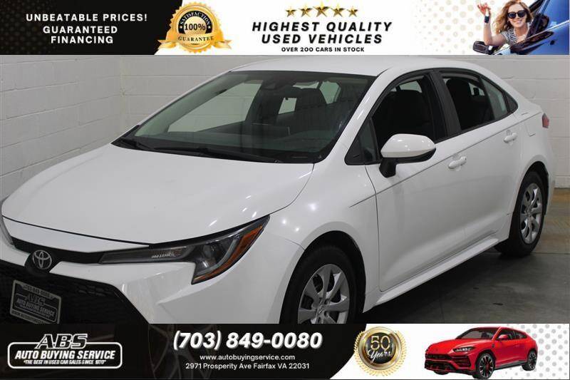 2020 Toyota Corolla LE — Sedan — 70,839 mi — Fairfax, VA